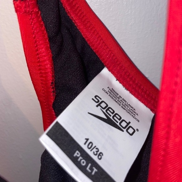 Speedo Women's Swimsuit One Piece Prolt Super Pro Solid Adult NWT 10/36 - Picture 8 of 9